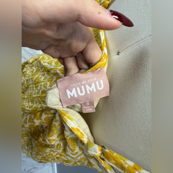 Show me your MuMu - caroline maxi dress 100% cotton e102-30 - Picture 4 of 5